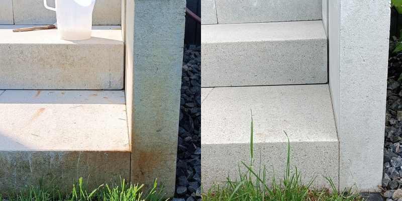 mycie kamienia domyjkka